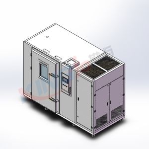用户2.2m³步入式恒温恒湿试验箱试验箱验收完成